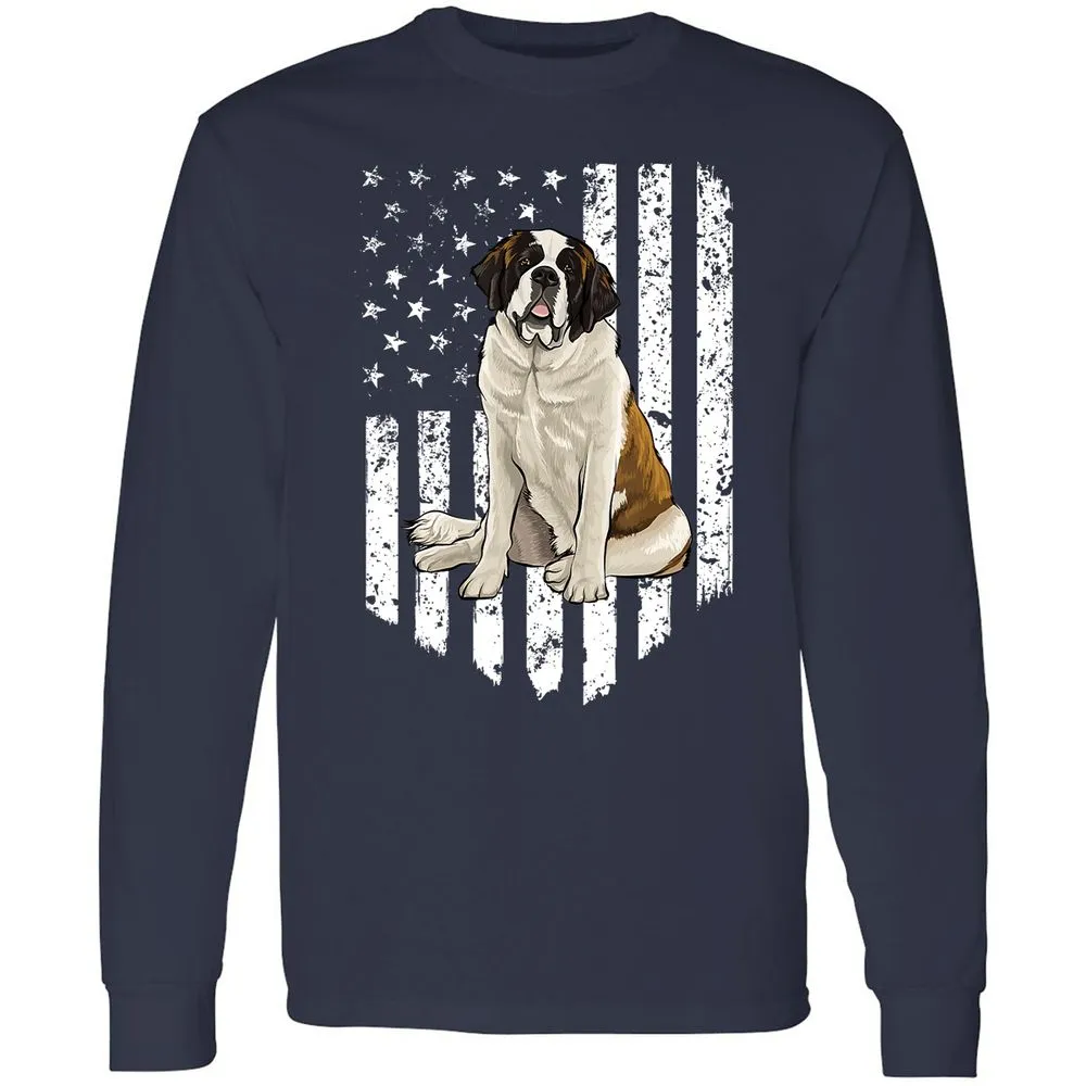 Long Sleeve T-Shirt - 3A4LNP4G - Navy - 2