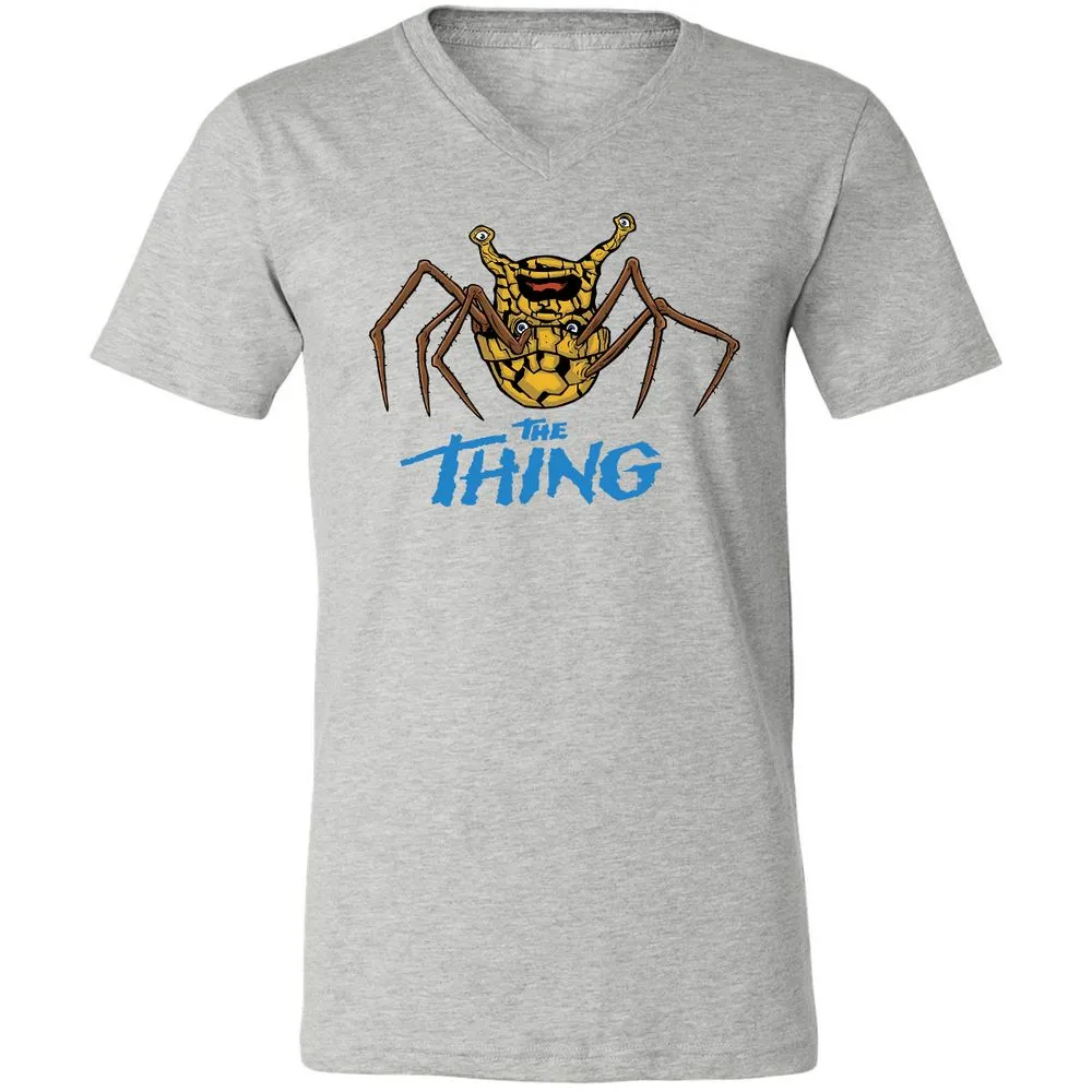 Unisex V-Neck T-Shirt - SXC7MQ79 - Athletic Heather - 7