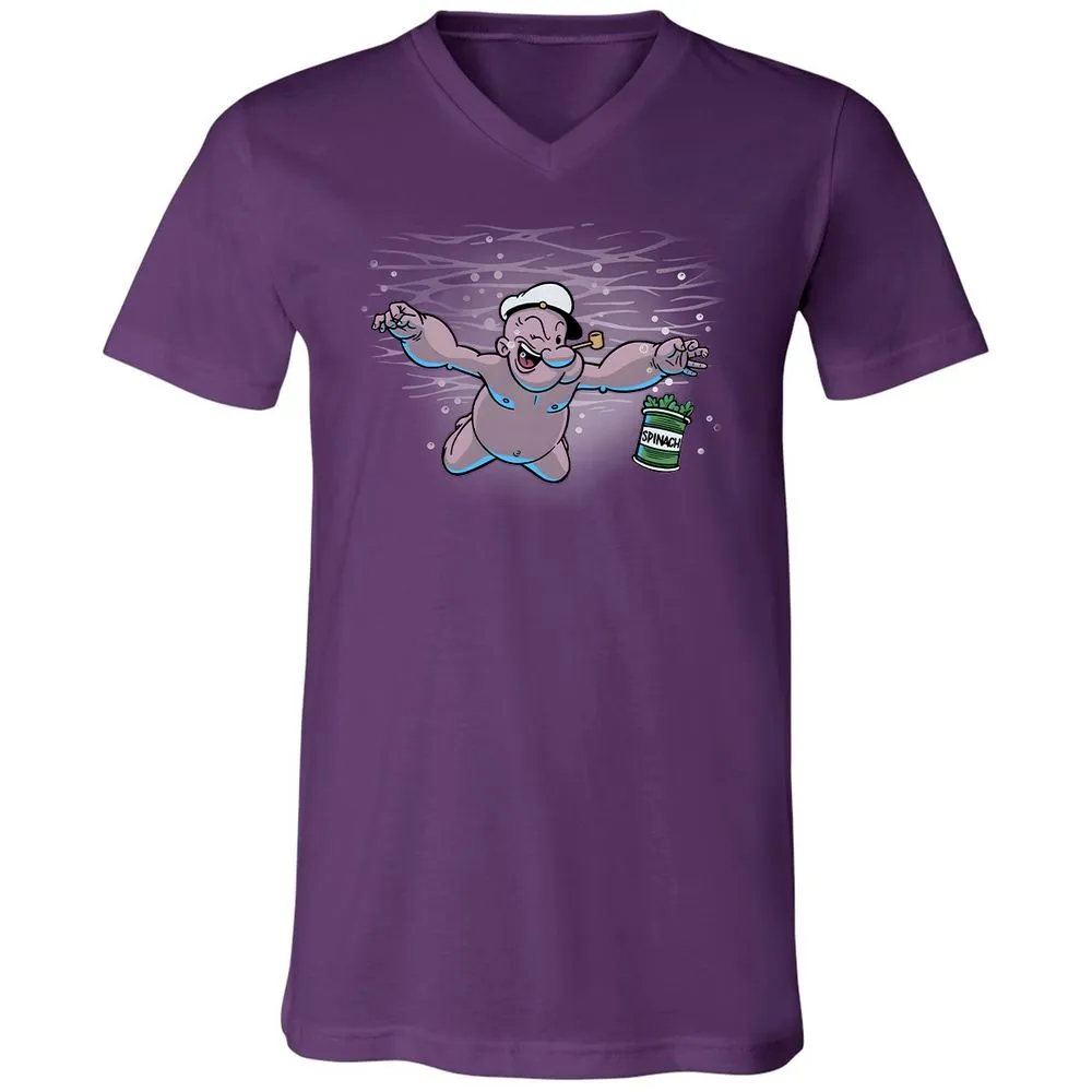 Unisex V-Neck T-Shirt - 6UETT1ZD - Team Purple - 9