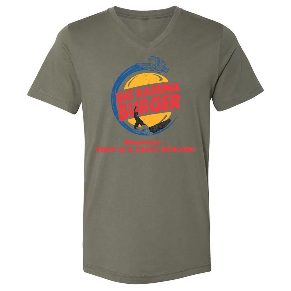 Unisex V-Neck T-Shirt - Z55L6WVY - Military Green - 10