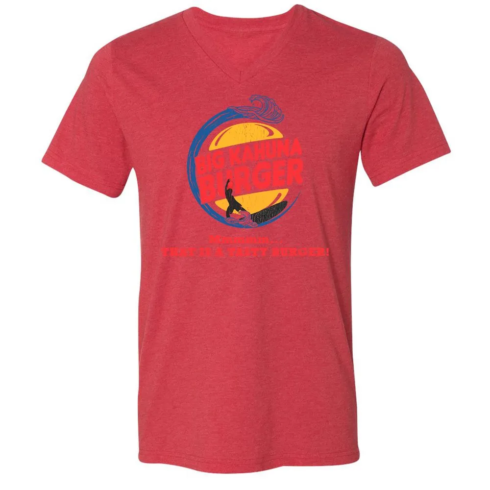 Unisex V-Neck T-Shirt - Z55L6WVY - Heather Red - 16