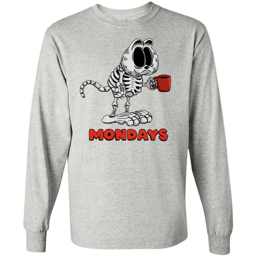 Long Sleeve T-Shirt - EZGPTWYH - Ash - 7