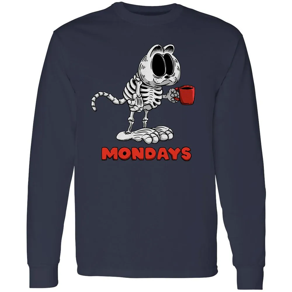 Long Sleeve T-Shirt - EZGPTWYH - Navy - 2