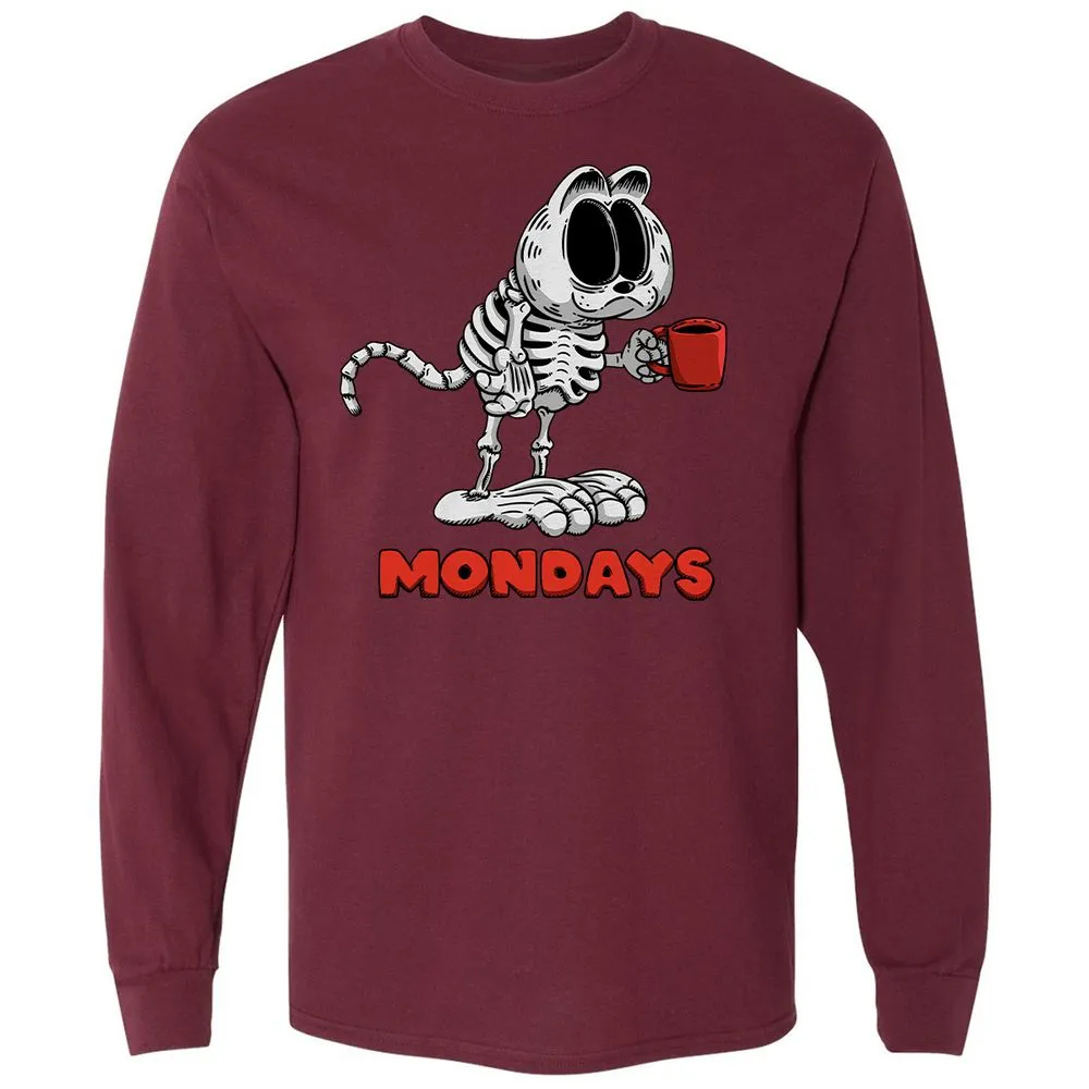 Long Sleeve T-Shirt - EZGPTWYH - Maroon - 11