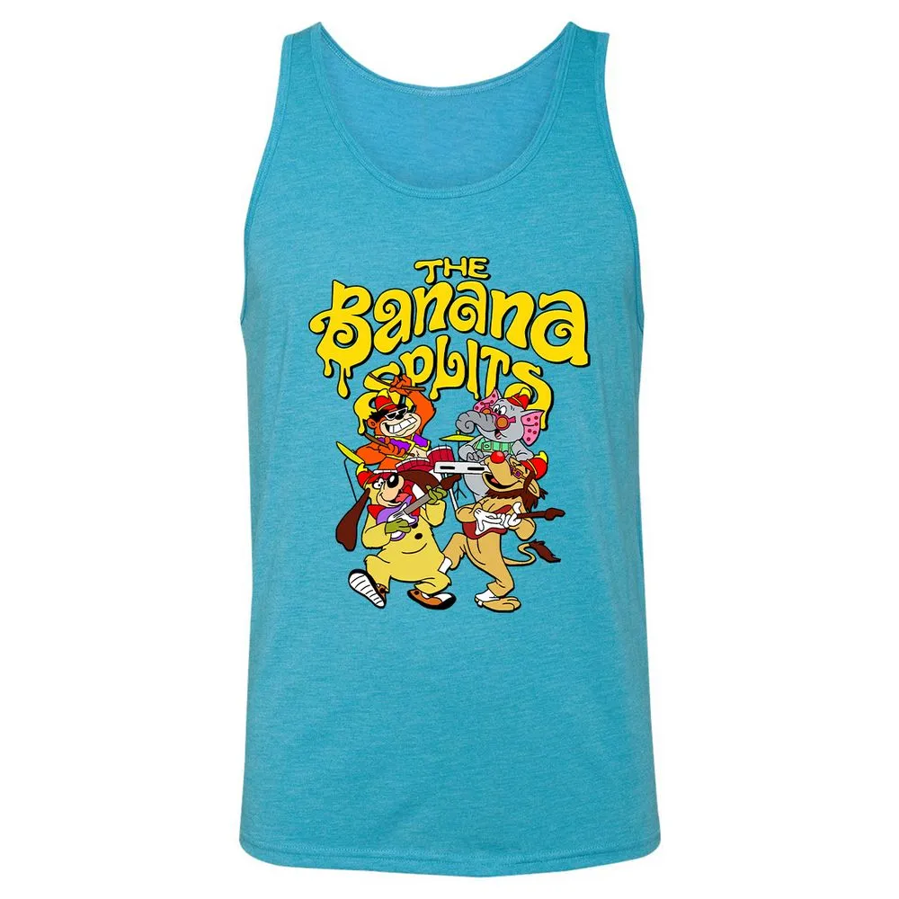 Unisex Jersey Tank - R6LWHUQY - Aqua Triblend - 3