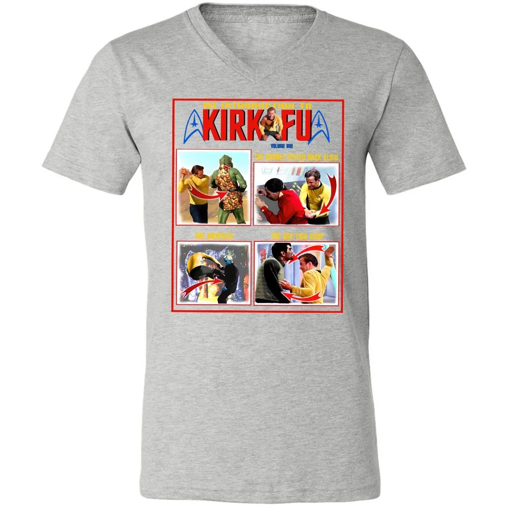 Unisex V-Neck T-Shirt - 1ZMQY5XB - Athletic Heather - 7