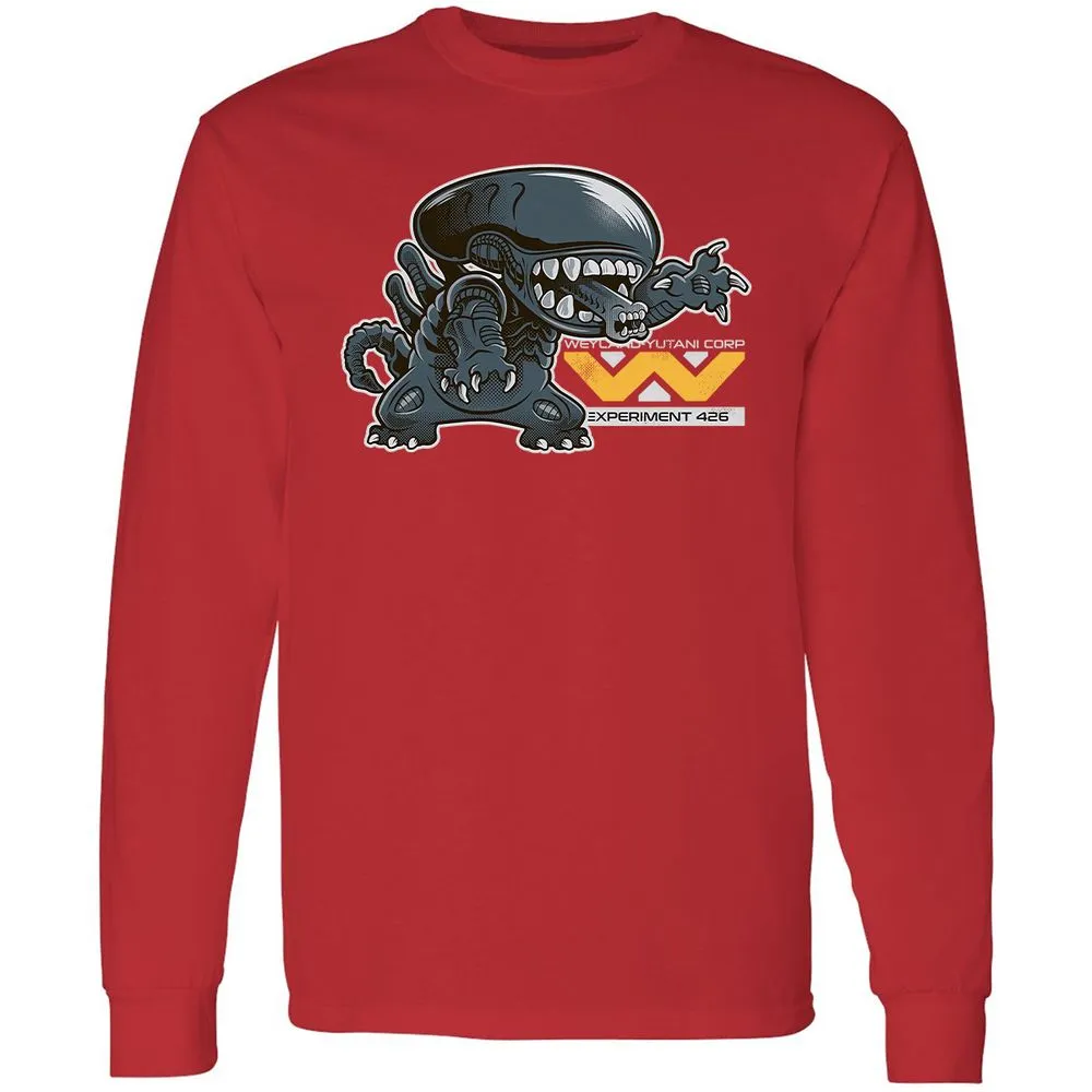 Long Sleeve T-Shirt - B33FJG8Y - Red - 14