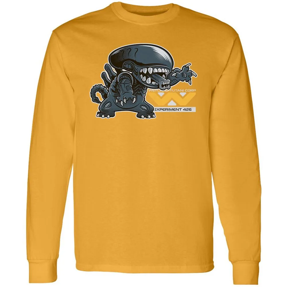 Long Sleeve T-Shirt - B33FJG8Y - Gold - 9