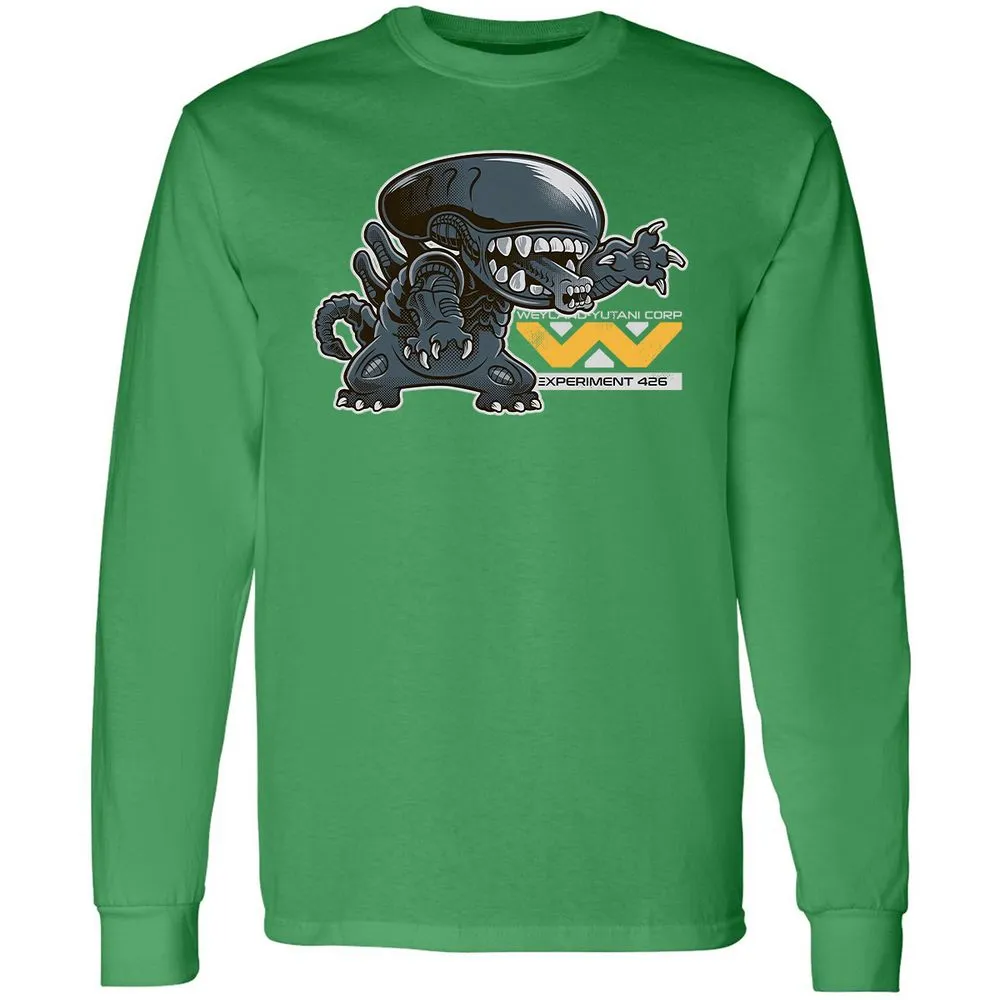 Long Sleeve T-Shirt - B33FJG8Y - Irish Green - 10