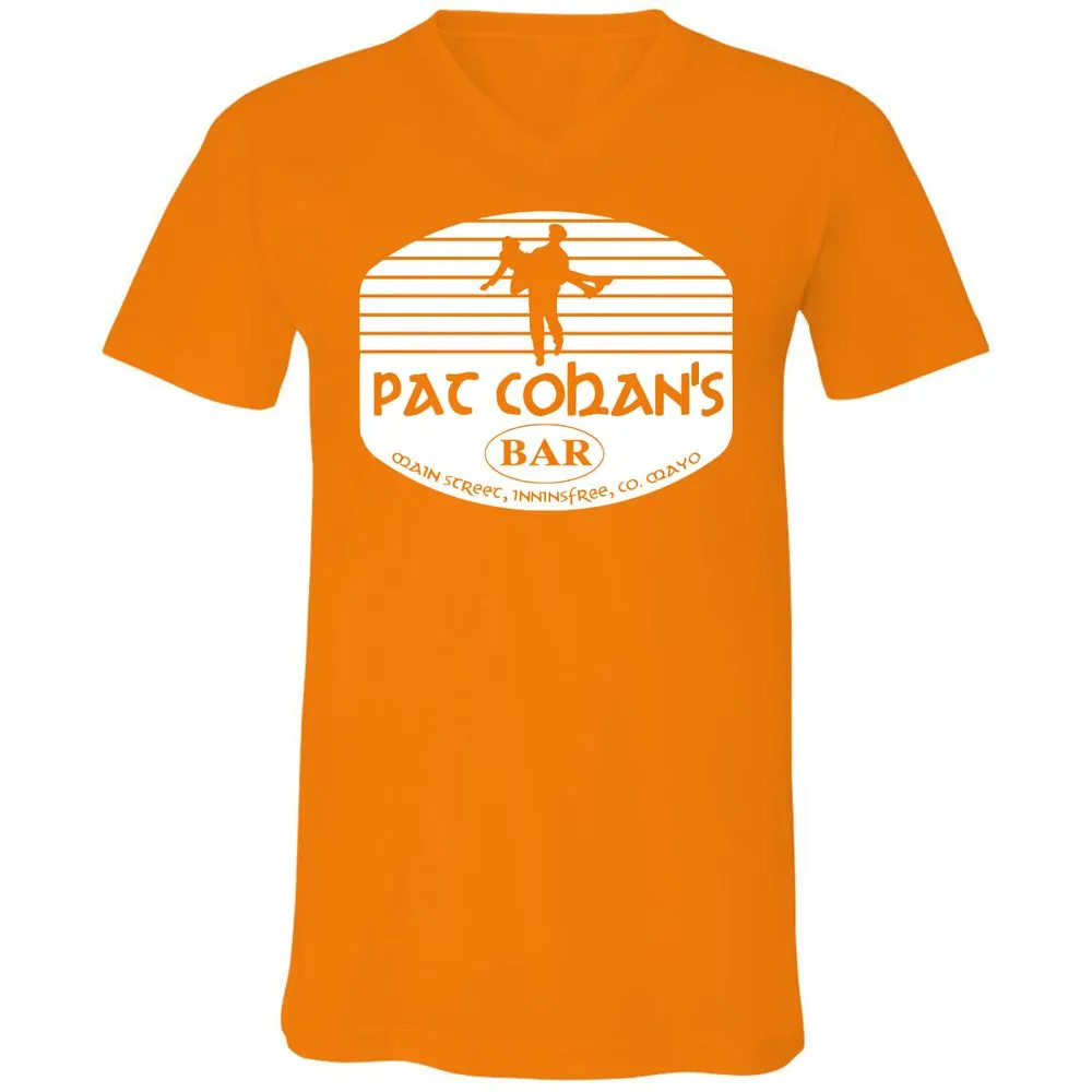 Unisex V-Neck T-Shirt - VPGAAQRZ - Orange - 11