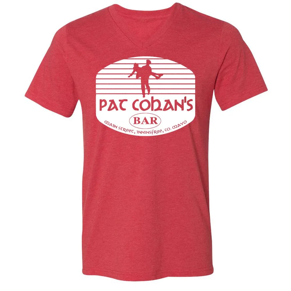 Unisex V-Neck T-Shirt - VPGAAQRZ - Heather Red - 16