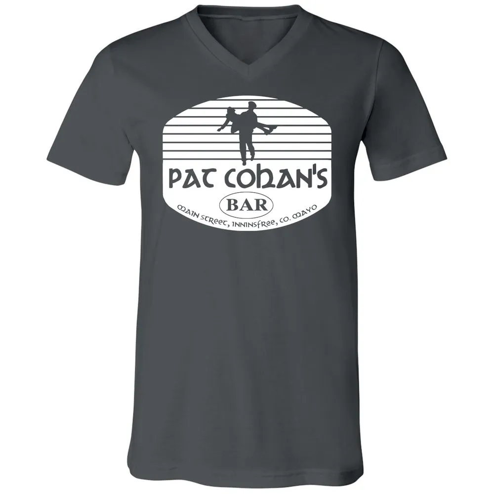 Unisex V-Neck T-Shirt - VPGAAQRZ - Asphalt - 12