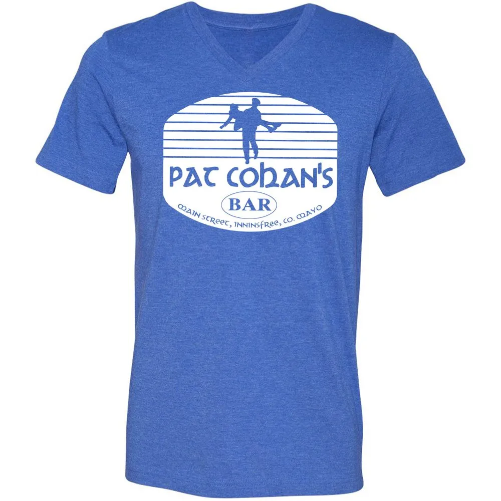 Unisex V-Neck T-Shirt - VPGAAQRZ - Heather True Royal - 14