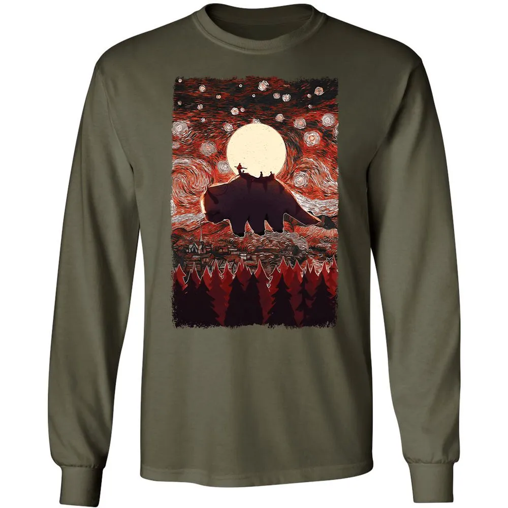 Long Sleeve T-Shirt - 4UCDT848 - Military Green - 16