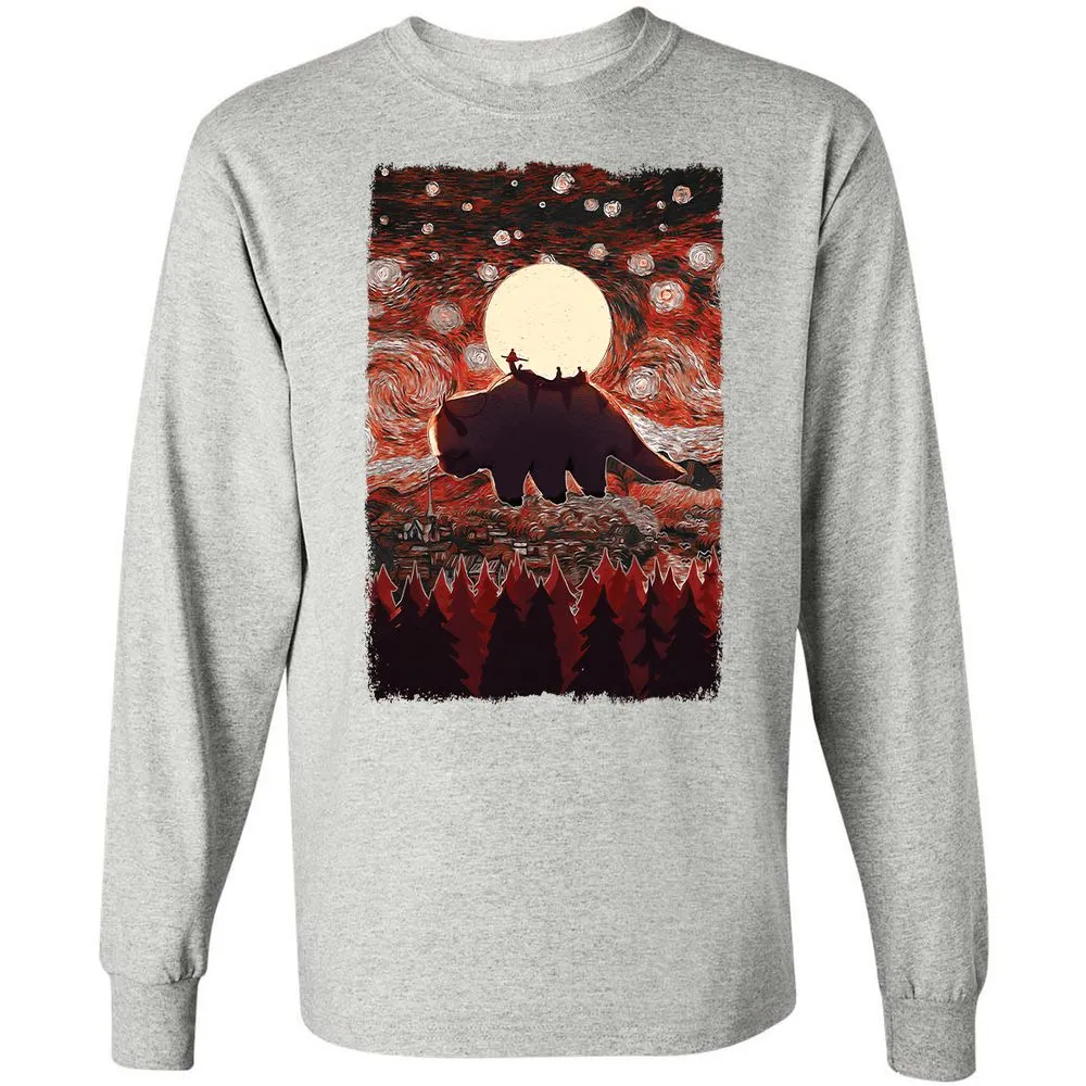 Long Sleeve T-Shirt - 4UCDT848 - Ash - 7