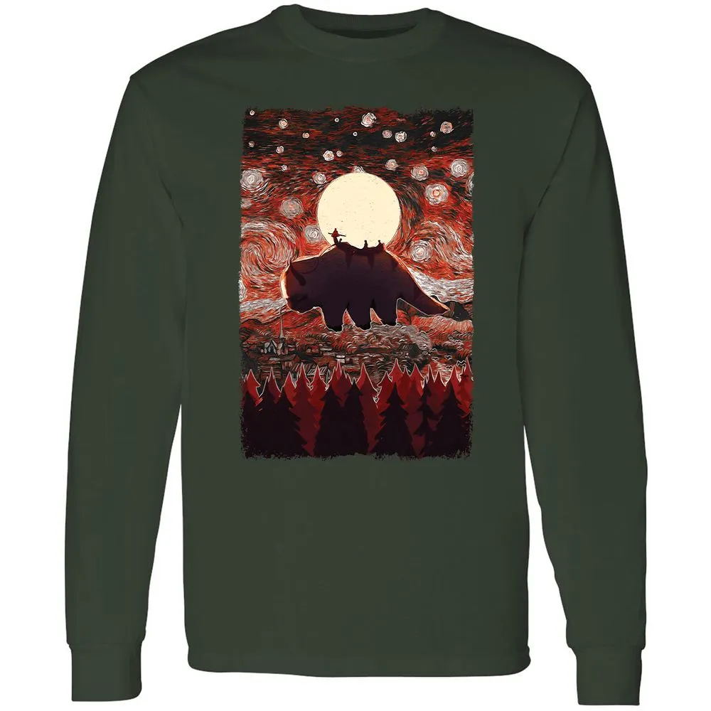 Long Sleeve T-Shirt - 4UCDT848 - Forest Green - 4