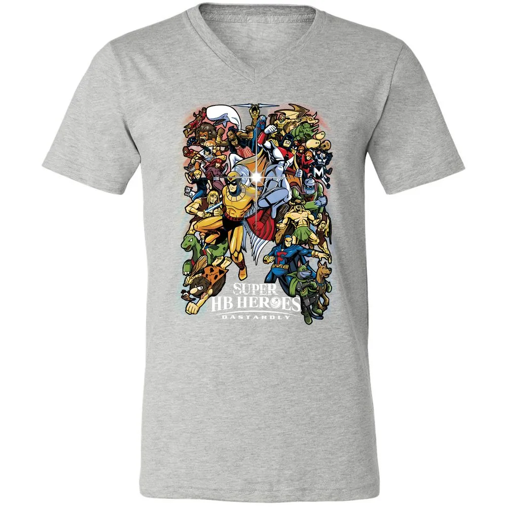 Unisex V-Neck T-Shirt - YU1ZV3D4 - Athletic Heather - 7