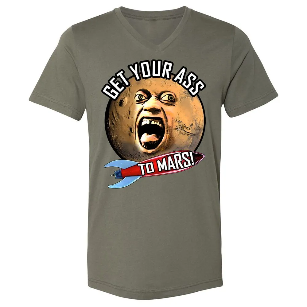 Unisex V-Neck T-Shirt - E82U1GUC - Military Green - 10