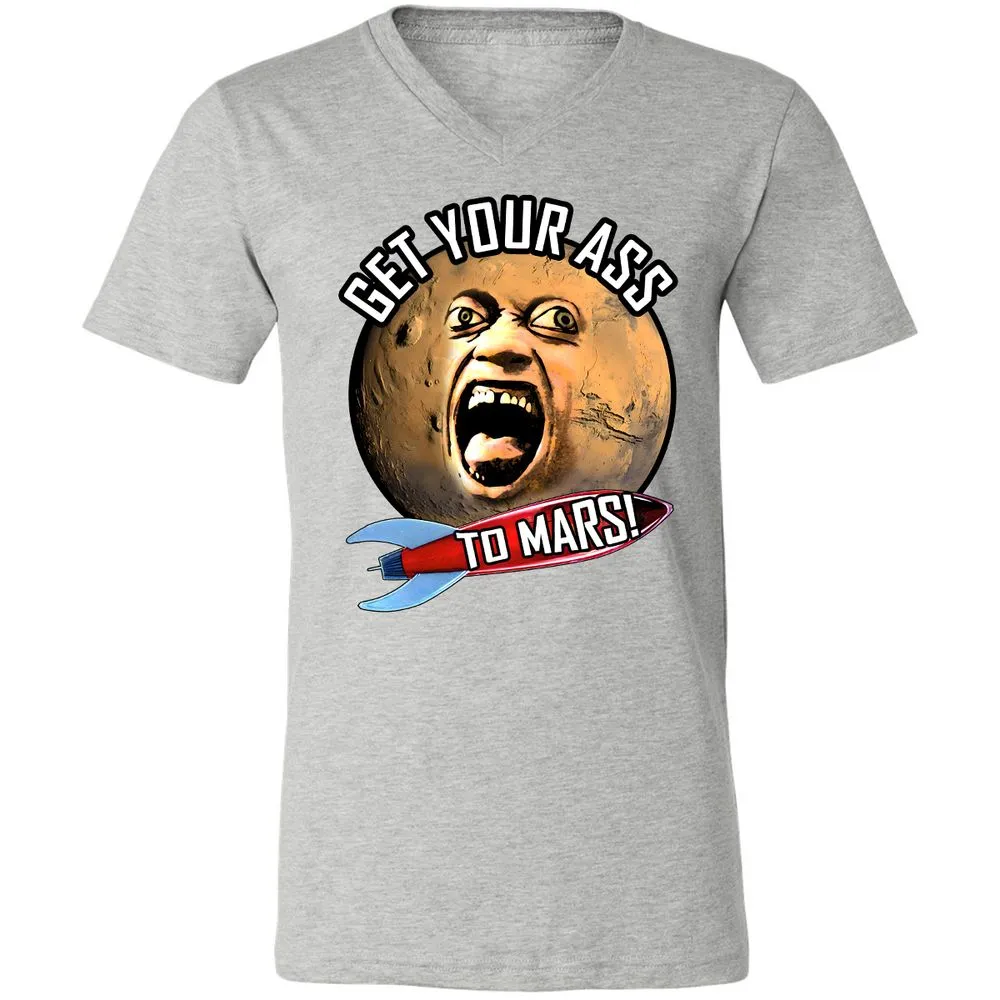 Unisex V-Neck T-Shirt - E82U1GUC - Athletic Heather - 7