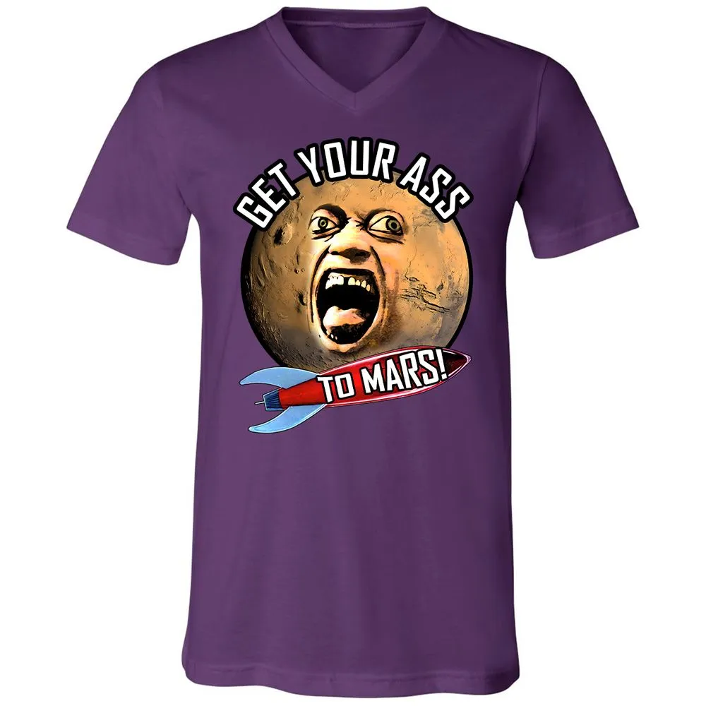 Unisex V-Neck T-Shirt - E82U1GUC - Team Purple - 9