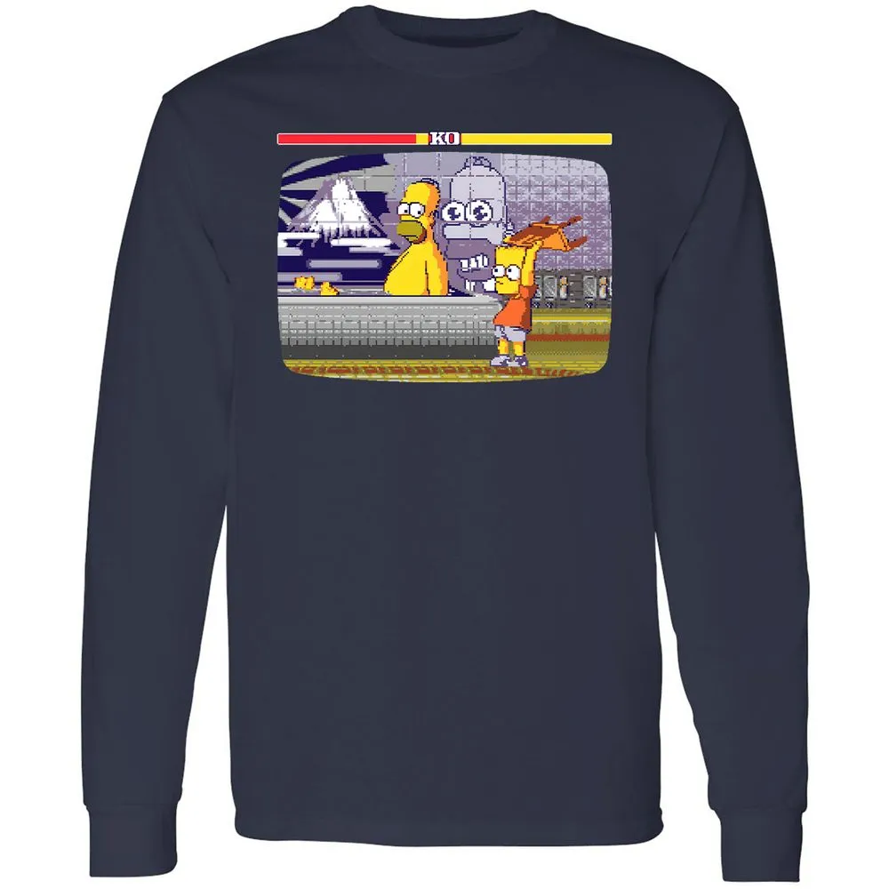 Long Sleeve T-Shirt - 3TRSHVS5 - Navy - 2