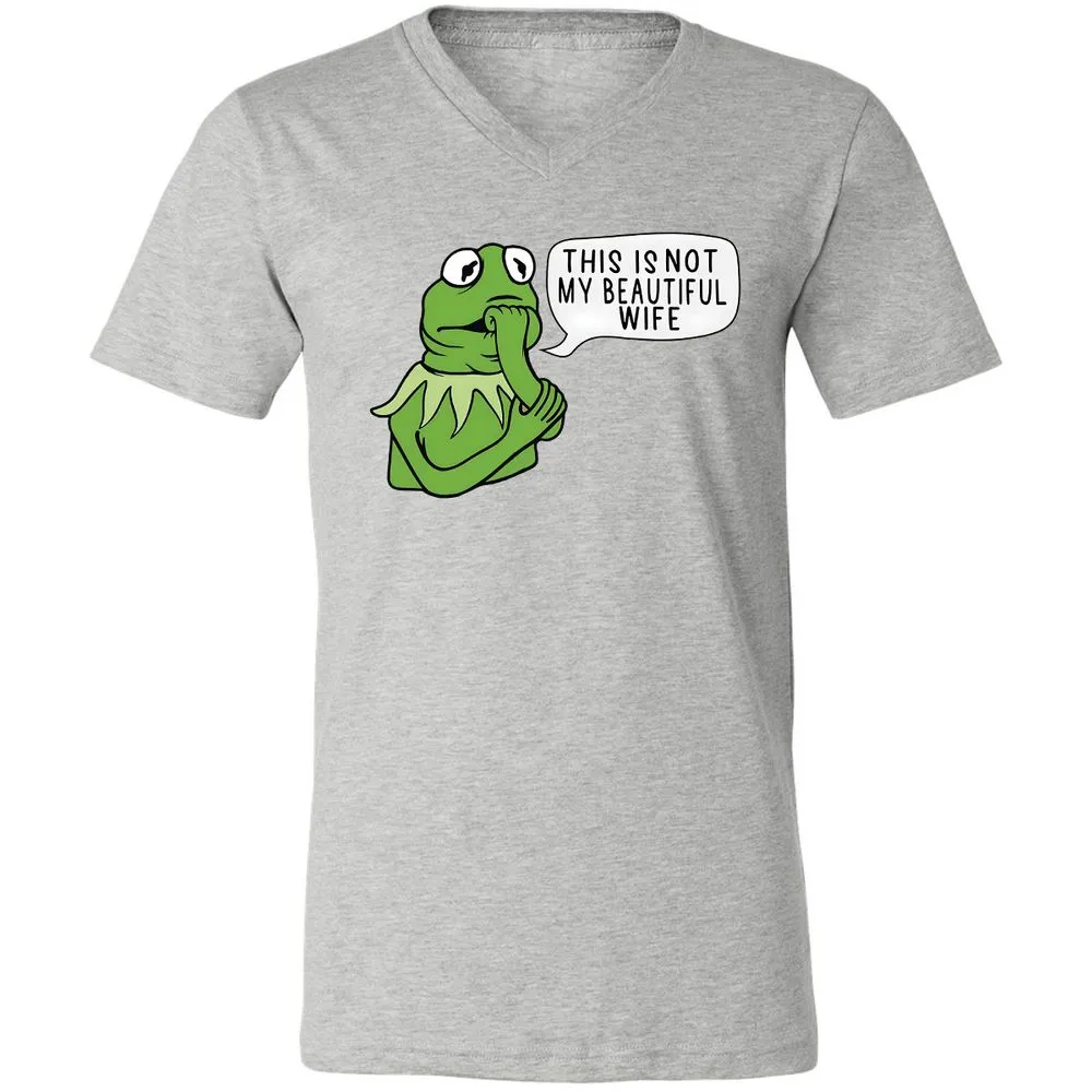 Unisex V-Neck T-Shirt - PUW2FEUU - Athletic Heather - 7