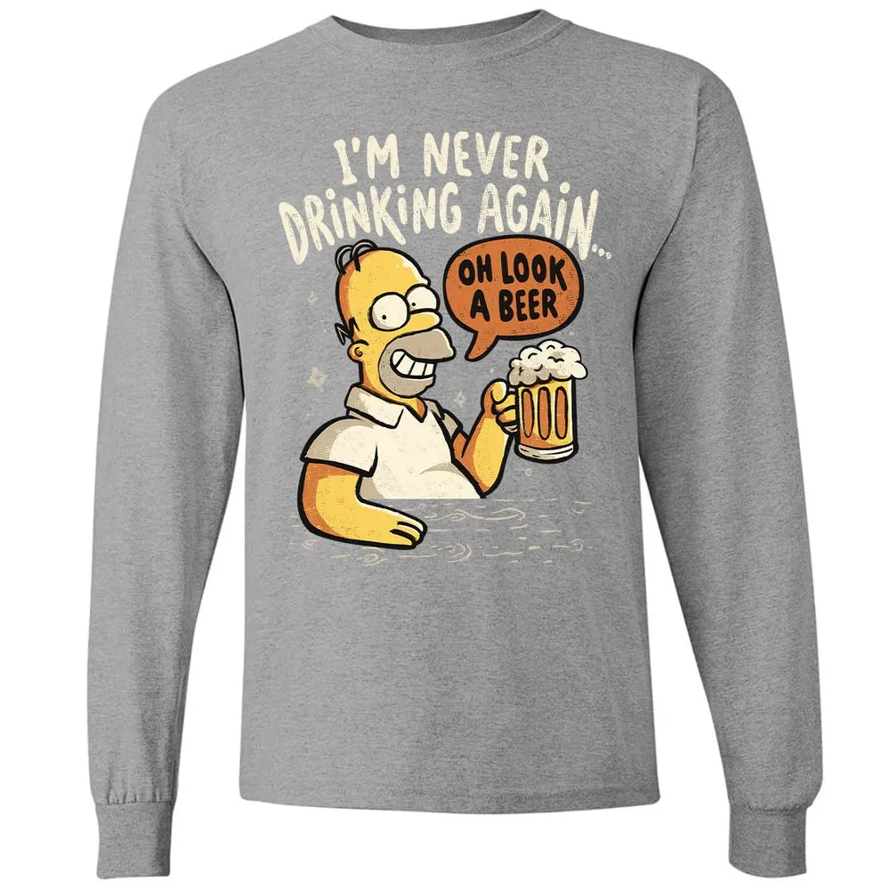 Long Sleeve T-Shirt - W6GZWQNB - Graphite Heather - 6