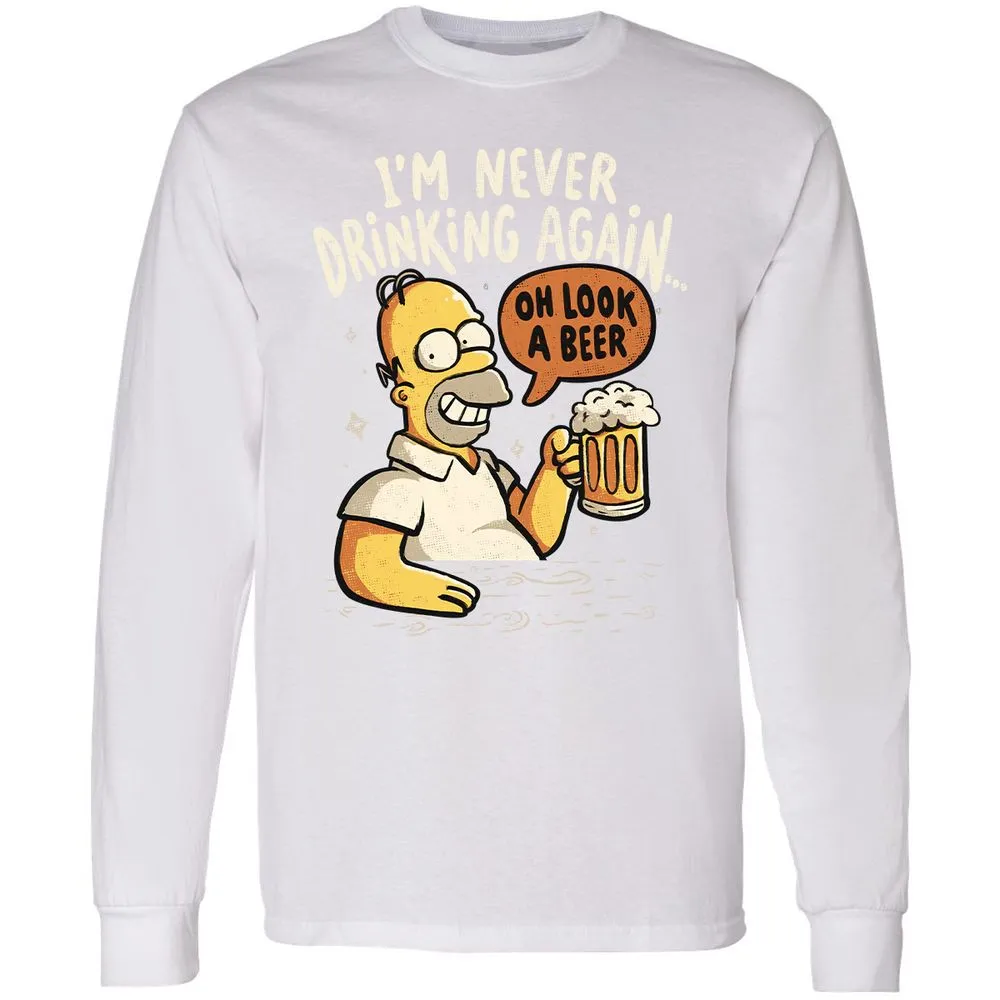 Long Sleeve T-Shirt - W6GZWQNB - White - 5