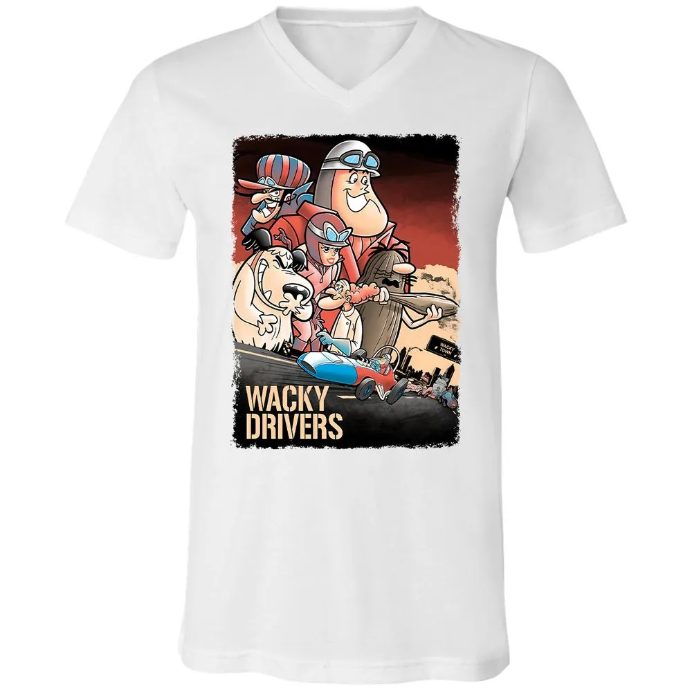 Unisex V-Neck T-Shirt - PZME1AAS - White - 5