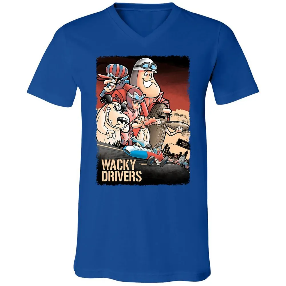 Unisex V-Neck T-Shirt - PZME1AAS - True Royal - 4