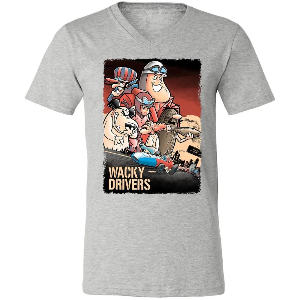 Unisex V-Neck T-Shirt - PZME1AAS - Athletic Heather - 7