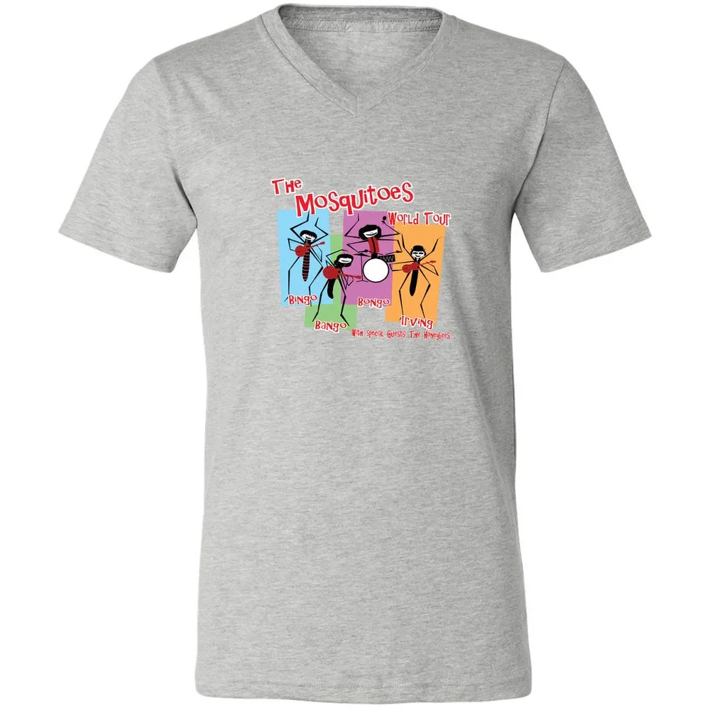Unisex V-Neck T-Shirt - 3BVY6MVV - Athletic Heather - 7