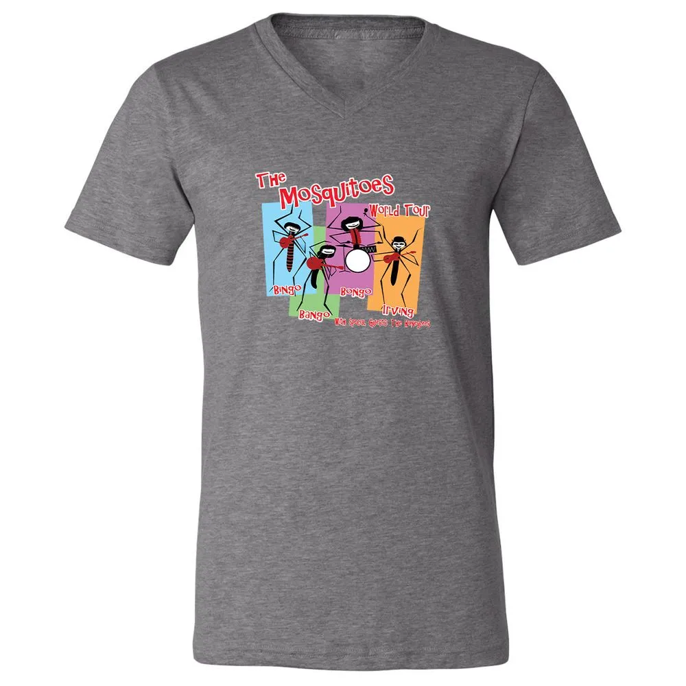 Unisex V-Neck T-Shirt - 3BVY6MVV - Deep Heather - 13