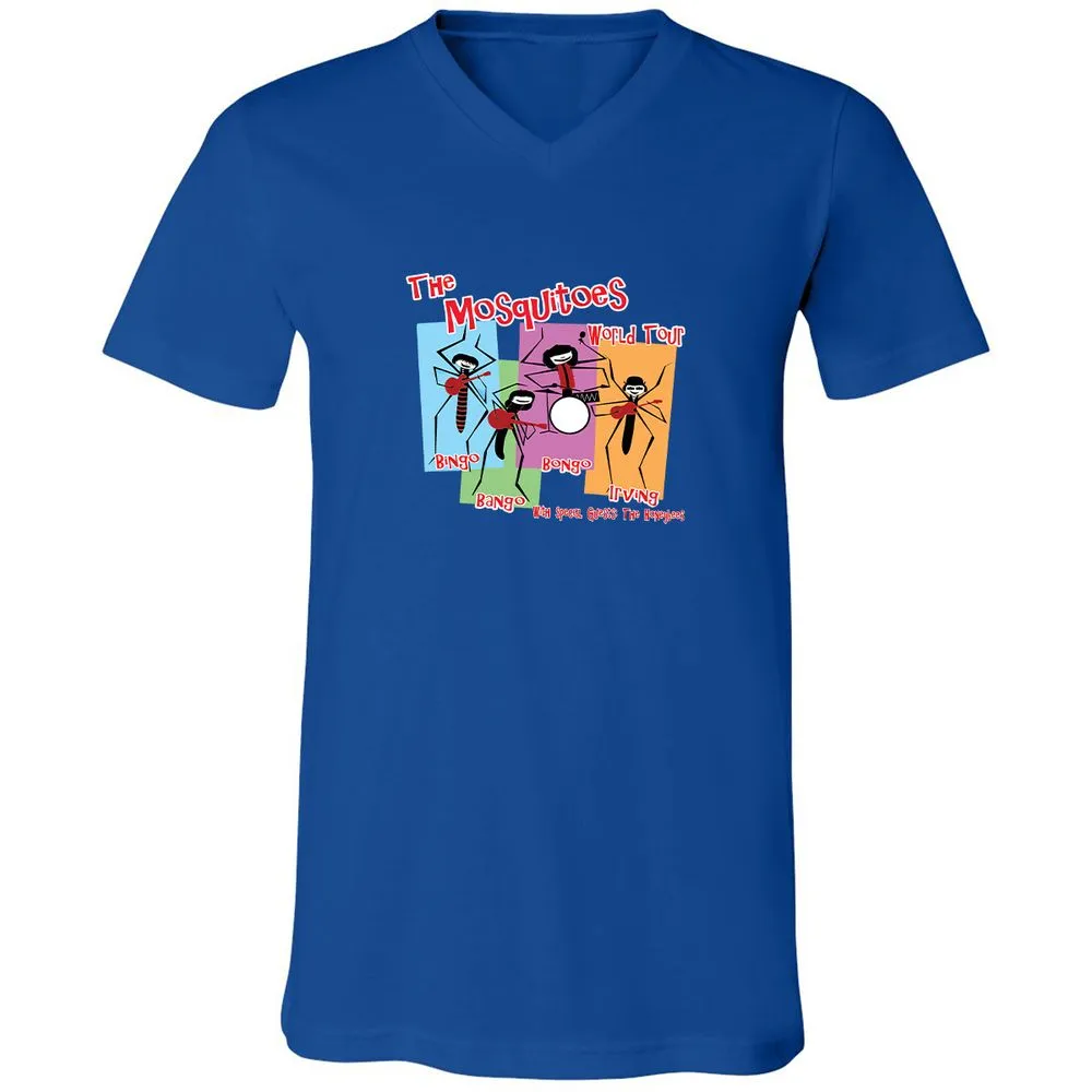 Unisex V-Neck T-Shirt - 3BVY6MVV - True Royal - 4