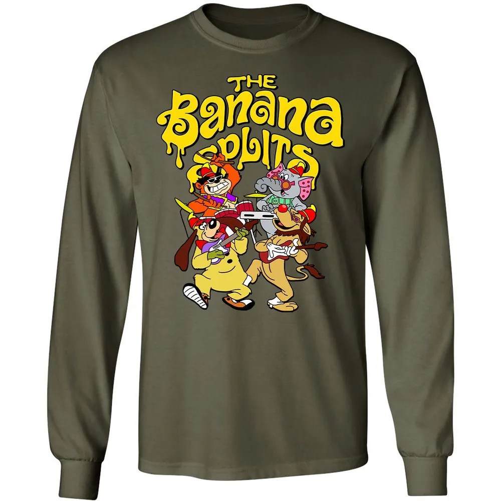 Long Sleeve T-Shirt - KF54AQX5 - Military Green - 16