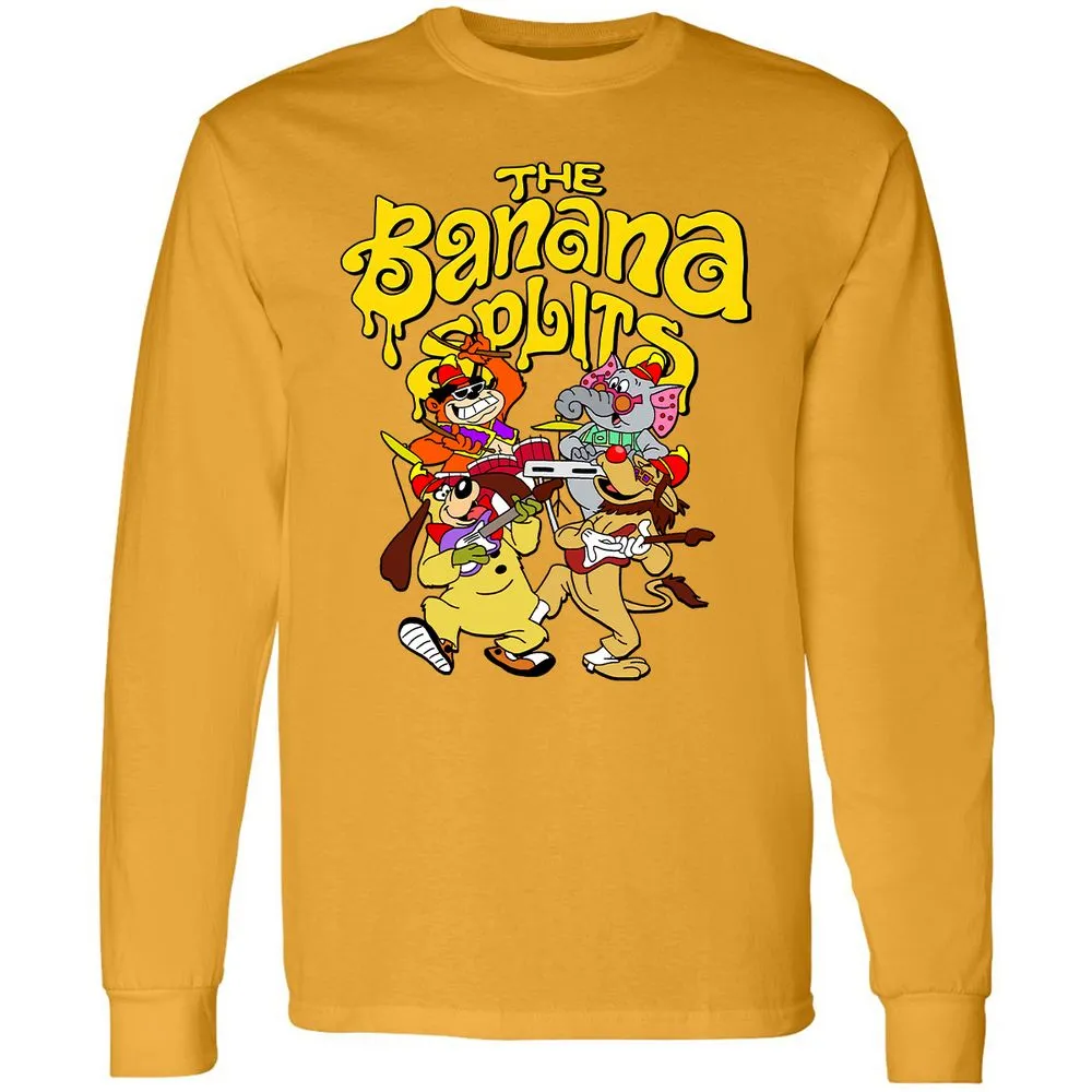 Long Sleeve T-Shirt - KF54AQX5 - Gold - 9