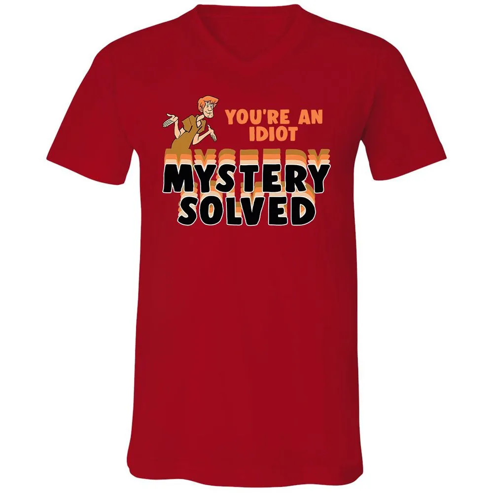 Unisex V-Neck T-Shirt - 73KPPJHN - Red - 3