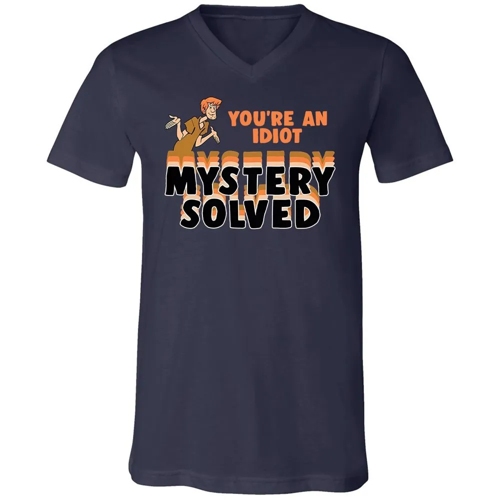 Unisex V-Neck T-Shirt - 73KPPJHN - Navy - 2