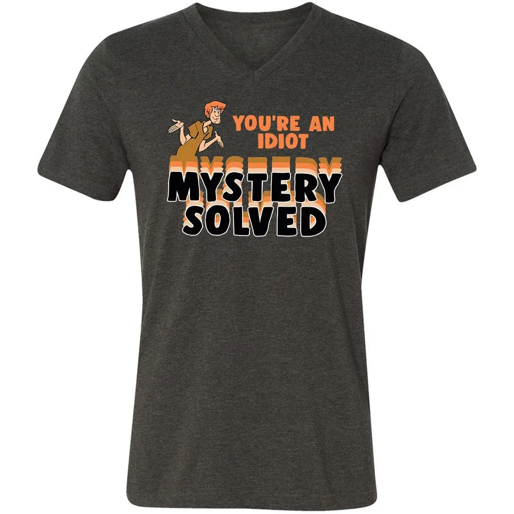 Unisex V-Neck T-Shirt - 73KPPJHN - Dark Grey Heather - 8