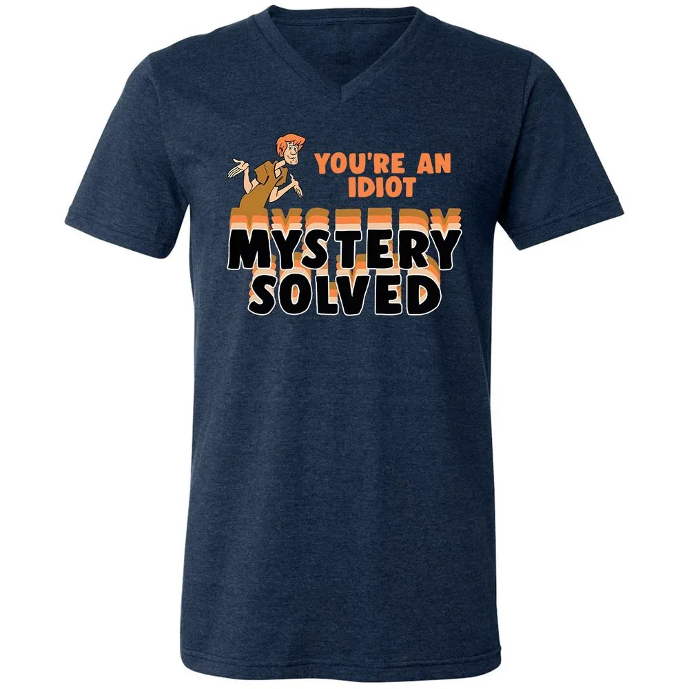 Unisex V-Neck T-Shirt - 73KPPJHN - Heather Navy - 15
