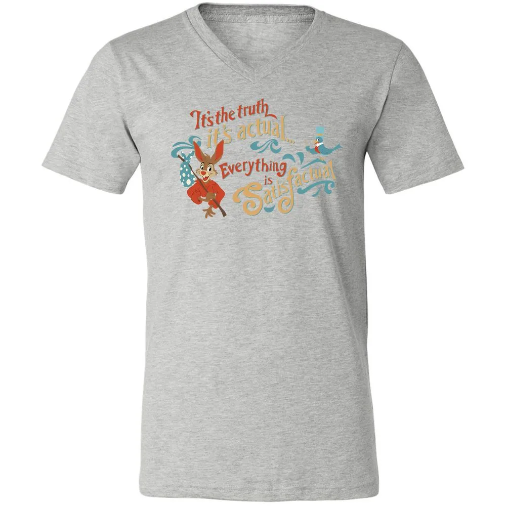 Unisex V-Neck T-Shirt - PQ3GBXTH - Athletic Heather - 7