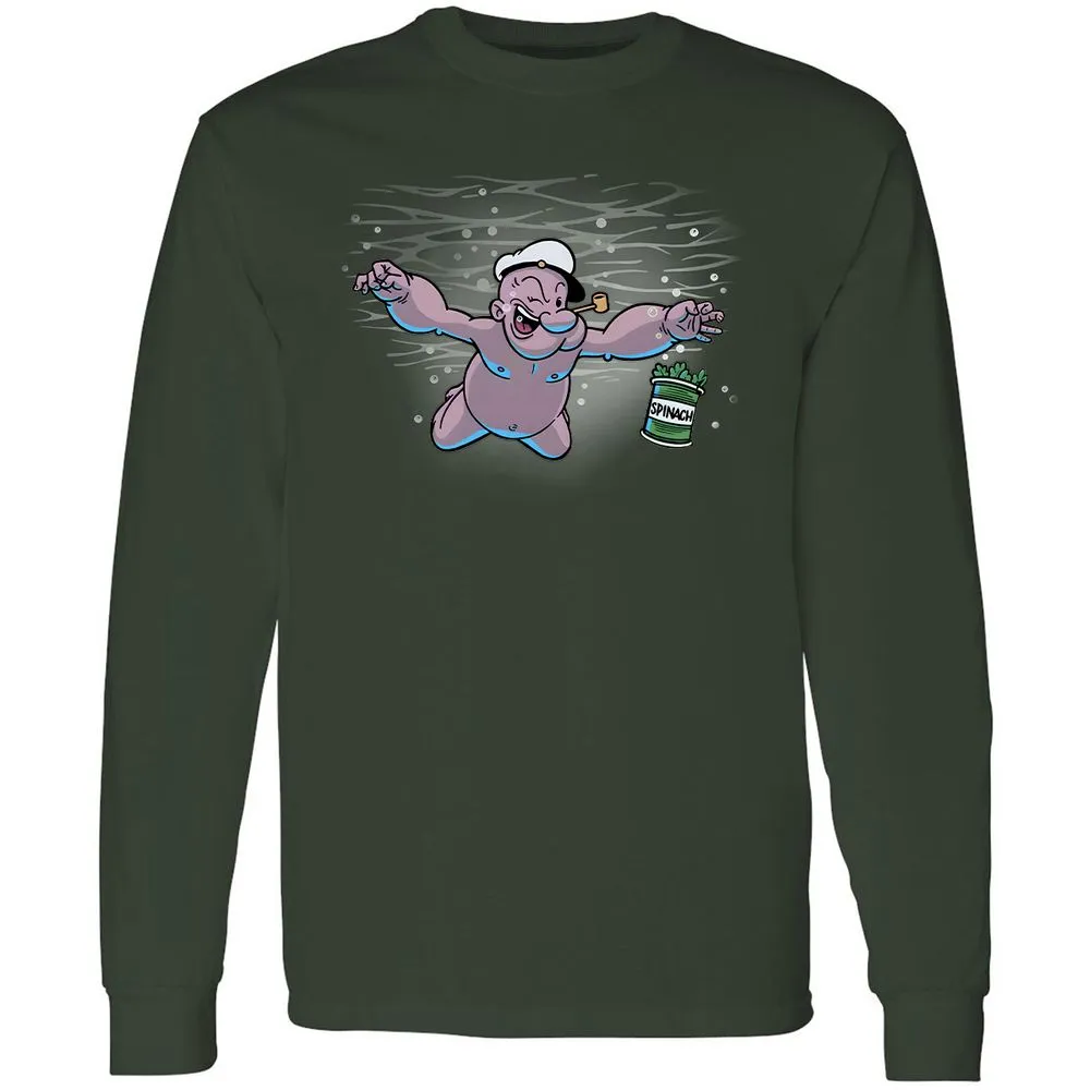 Long Sleeve T-Shirt - VNWXPA7X - Forest Green - 4