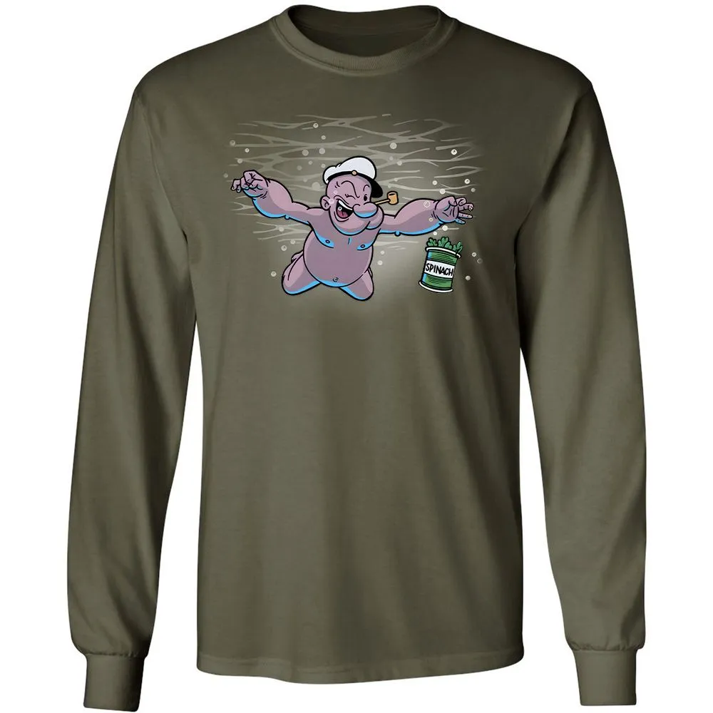 Long Sleeve T-Shirt - VNWXPA7X - Military Green - 16