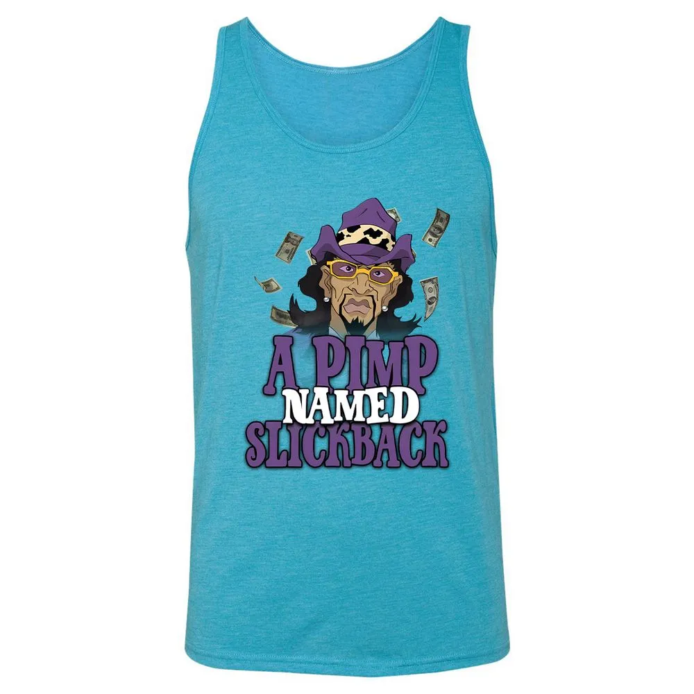 Unisex Jersey Tank - D1YS55UM - Aqua Triblend - 3