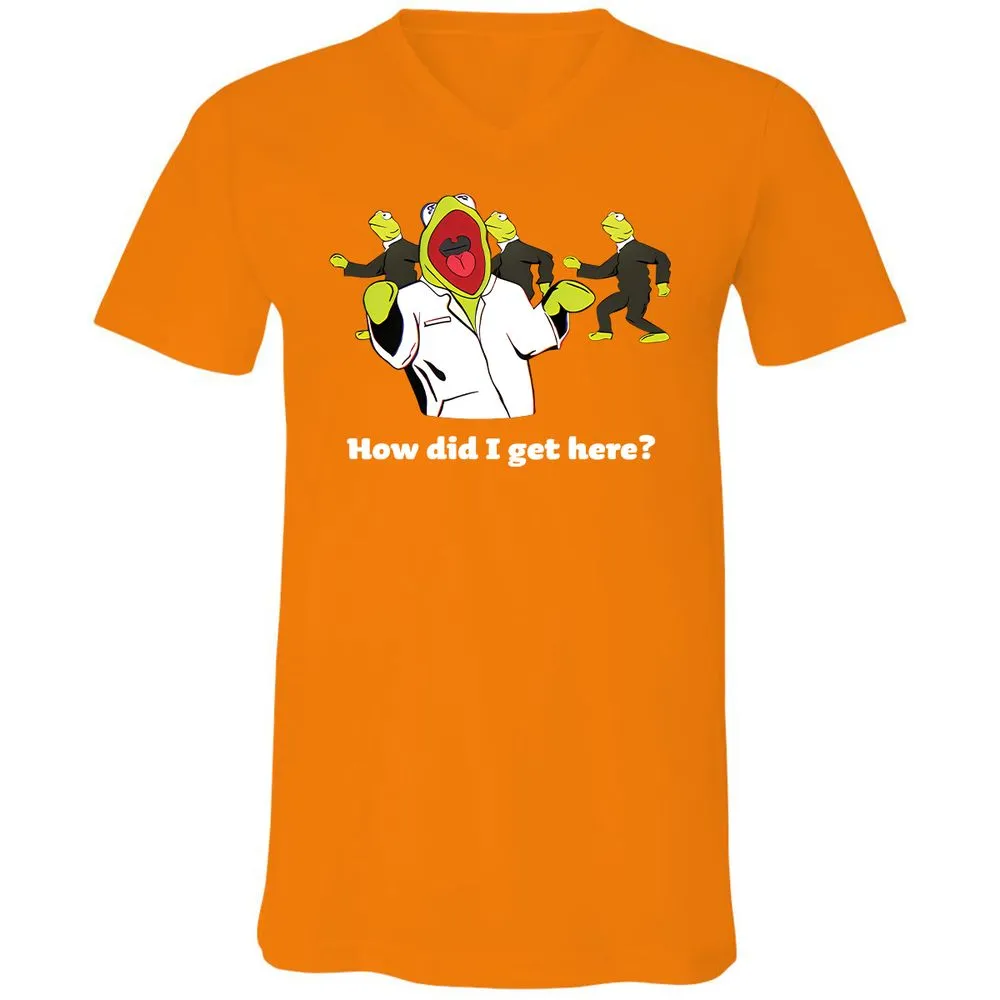 Unisex V-Neck T-Shirt - 169PMXVA - Orange - 11
