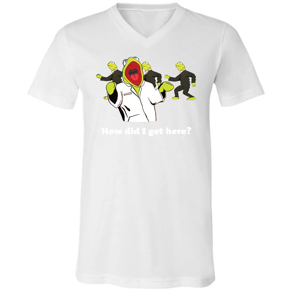 Unisex V-Neck T-Shirt - 169PMXVA - White - 5