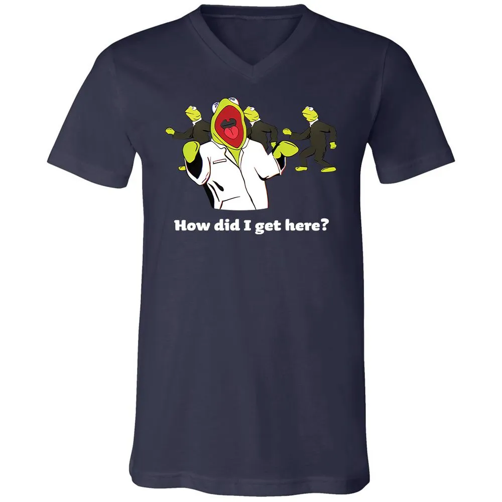 Unisex V-Neck T-Shirt - 169PMXVA - Navy - 2
