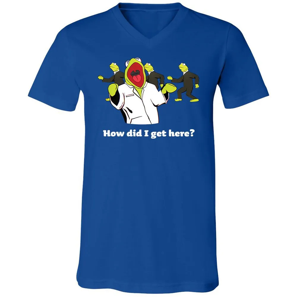 Unisex V-Neck T-Shirt - 169PMXVA - True Royal - 4
