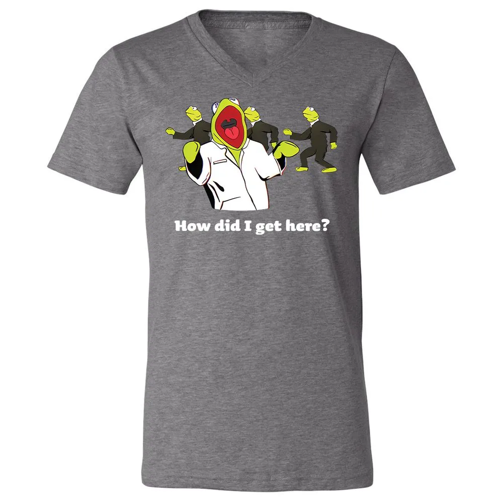 Unisex V-Neck T-Shirt - 169PMXVA - Deep Heather - 13