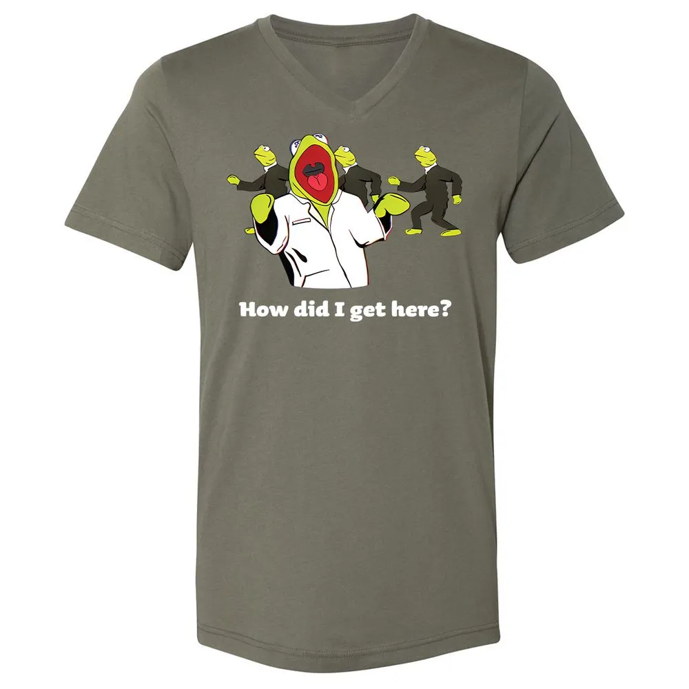 Unisex V-Neck T-Shirt - 169PMXVA - Military Green - 10